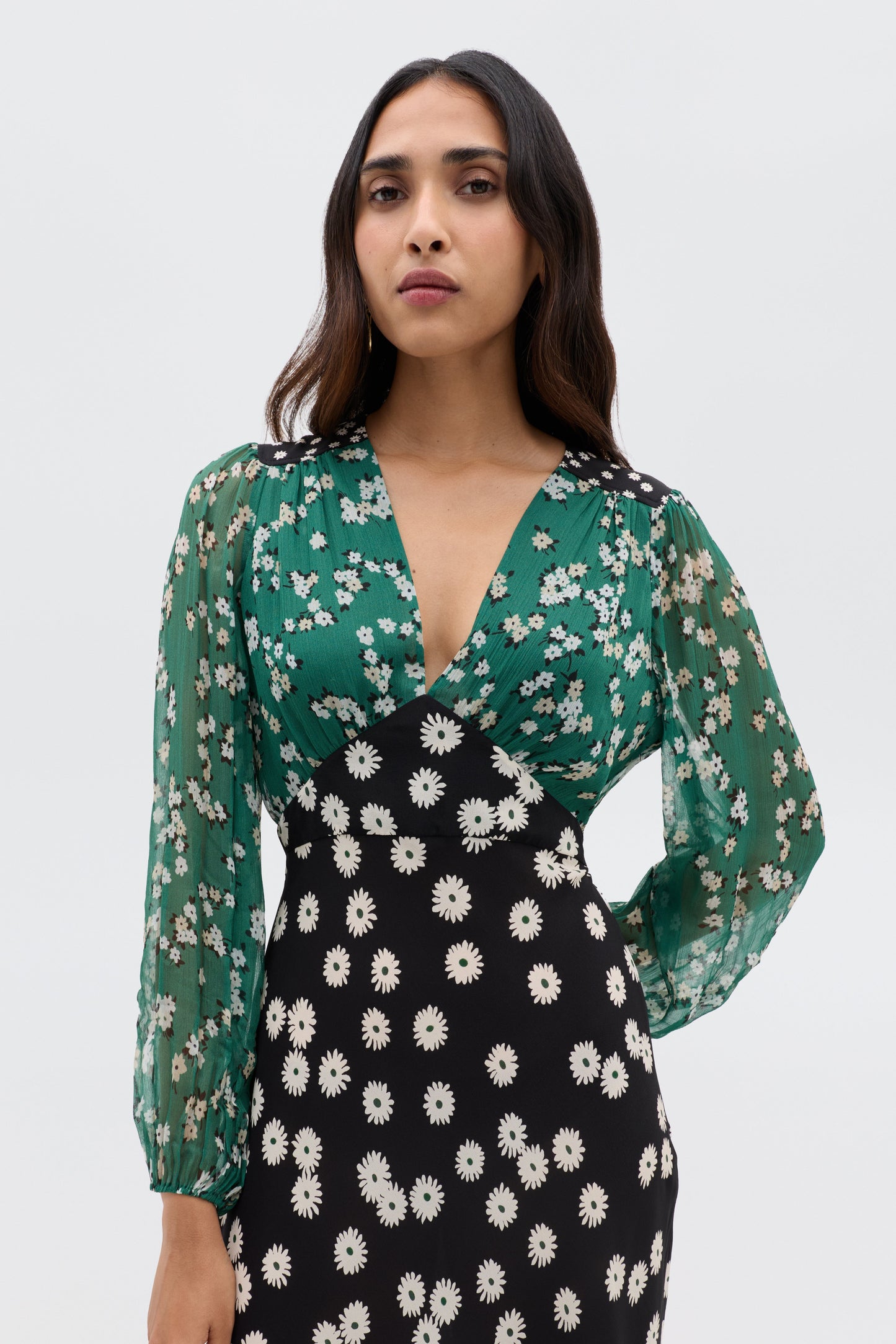 Kaila - City Floral Mix Olive