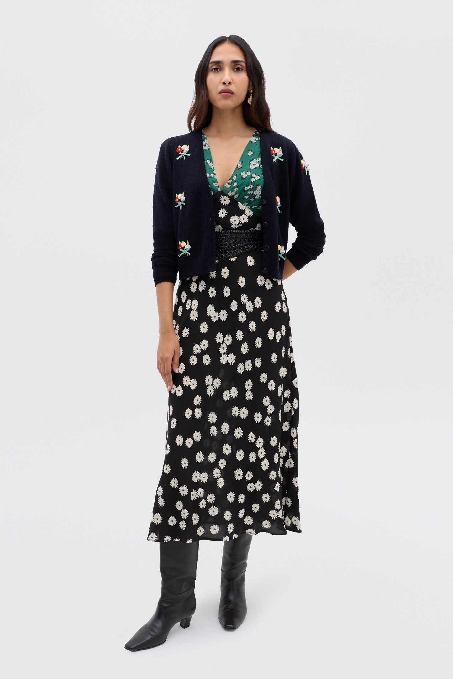 Kaila - City Floral Mix Olive