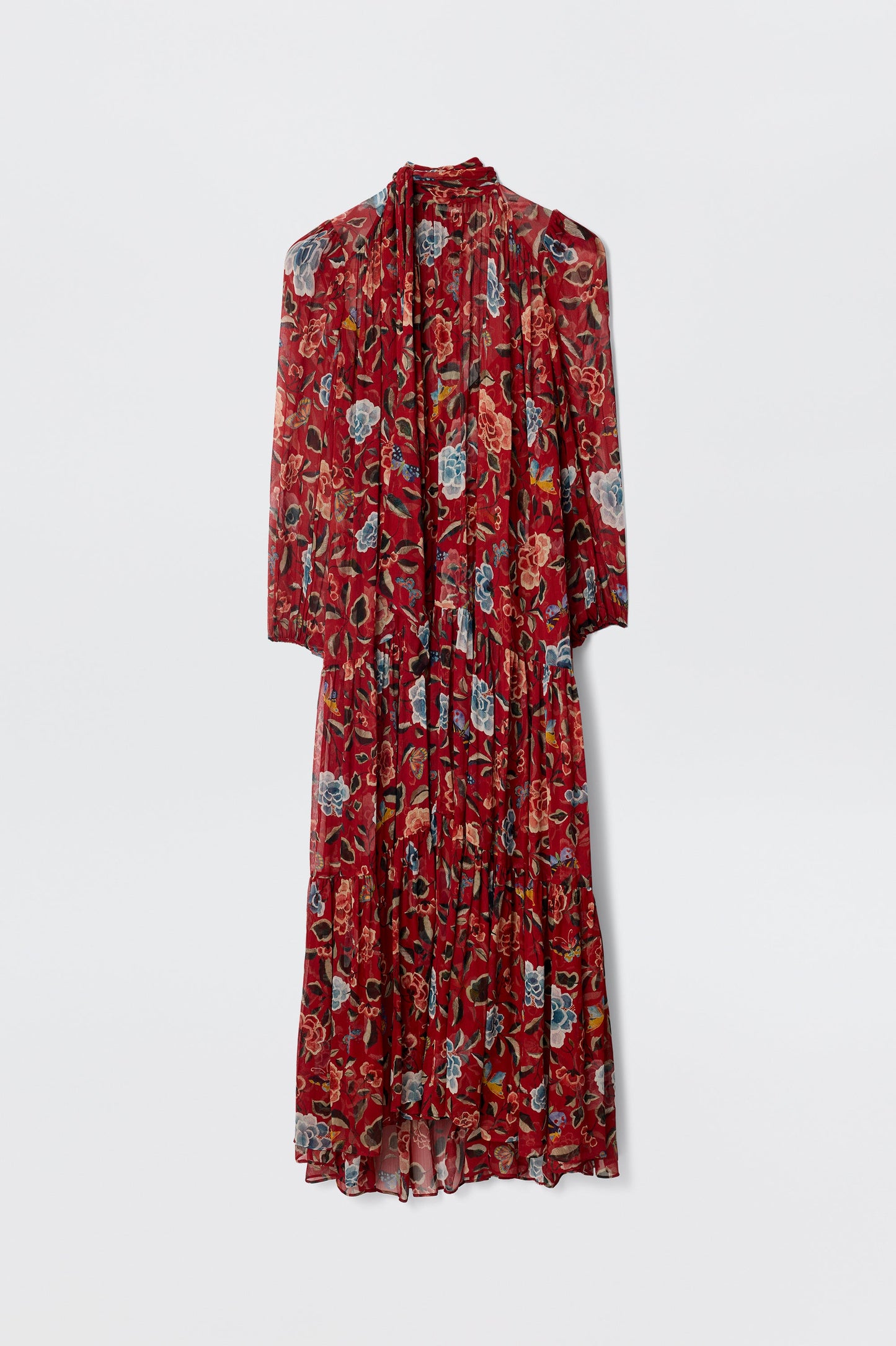 Adalind - Butterfly Floral Burgundy