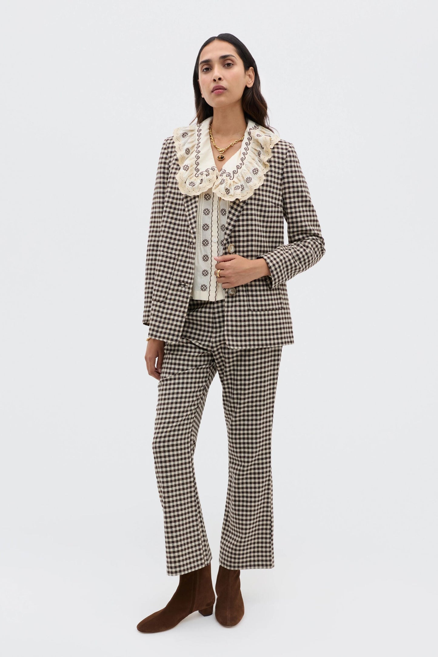 Percy - Mila Embroidery Brown