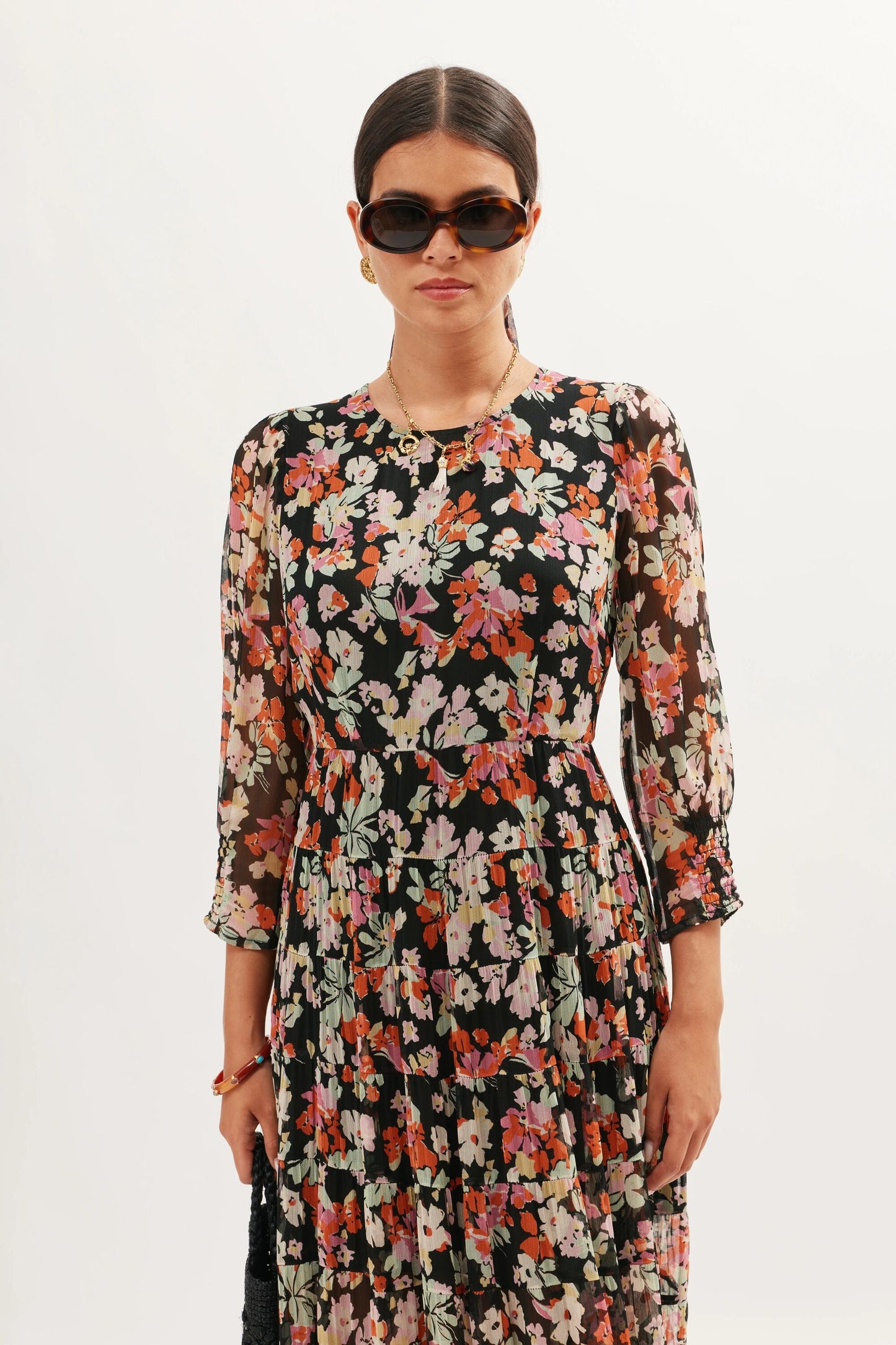 Kristen - Primrose Floral Deep Navy