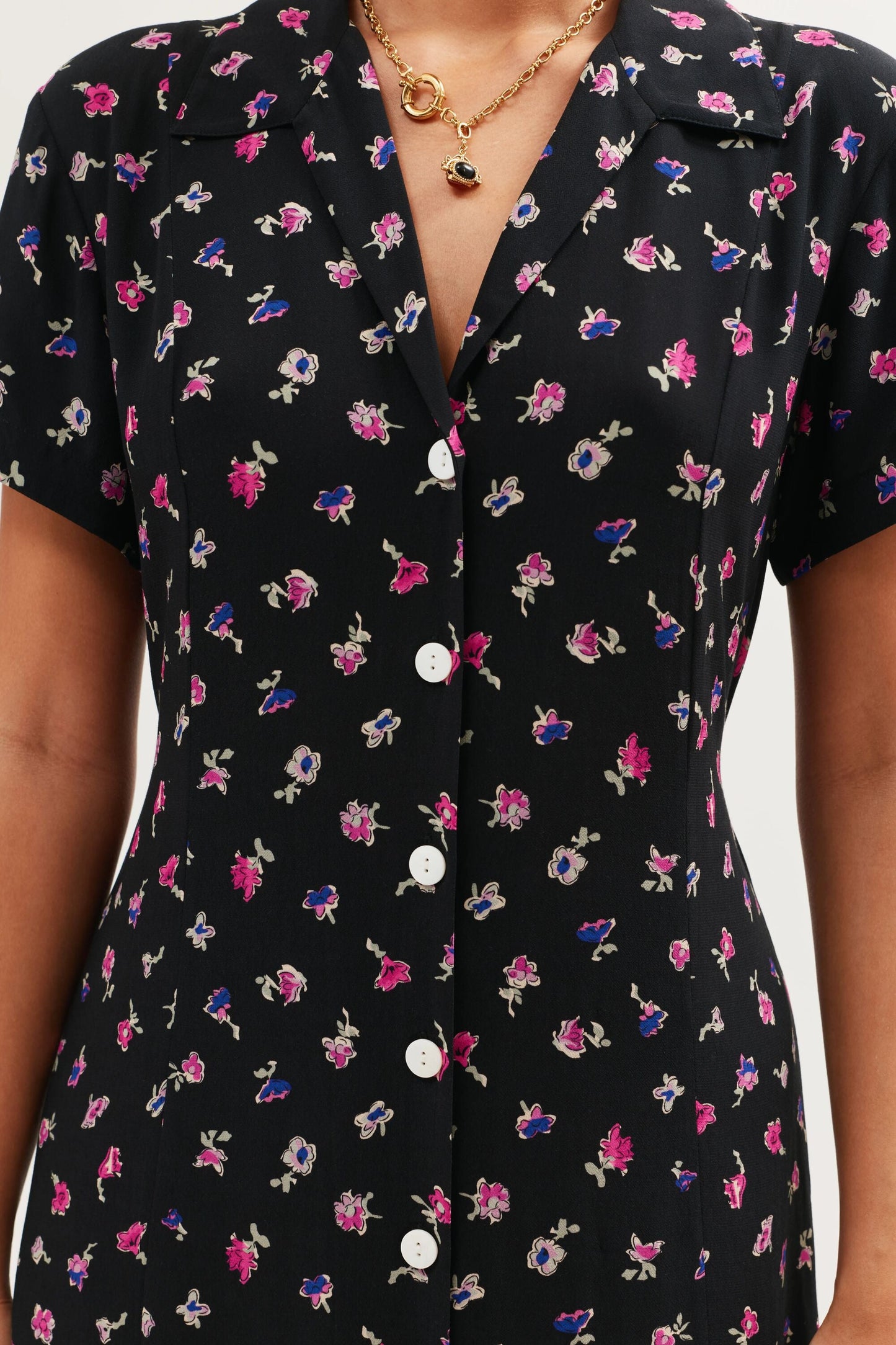 Florrie - French Ditsy Black
