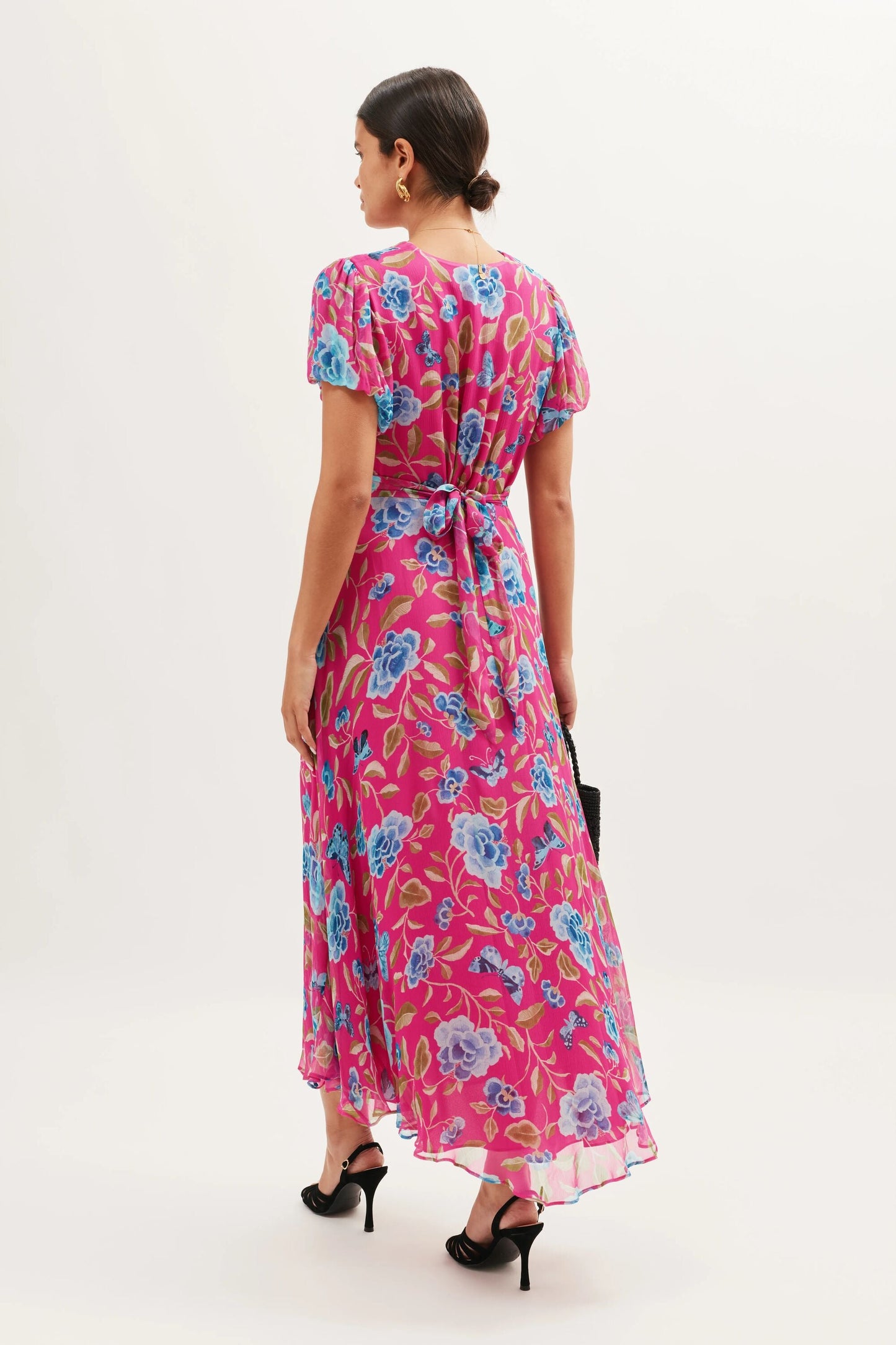 Corrine - Butterfly Floral Magenta