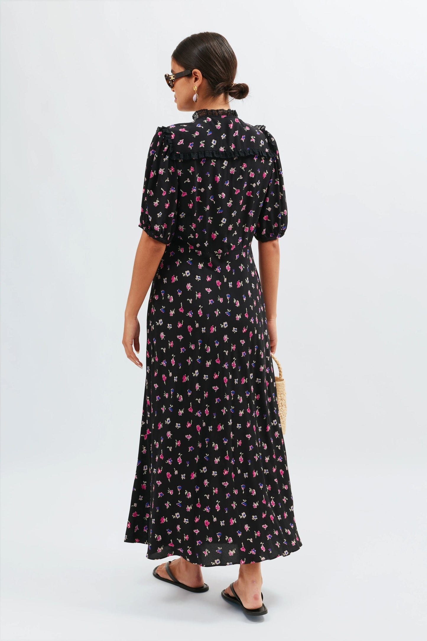 Gwen - French Ditsy Black