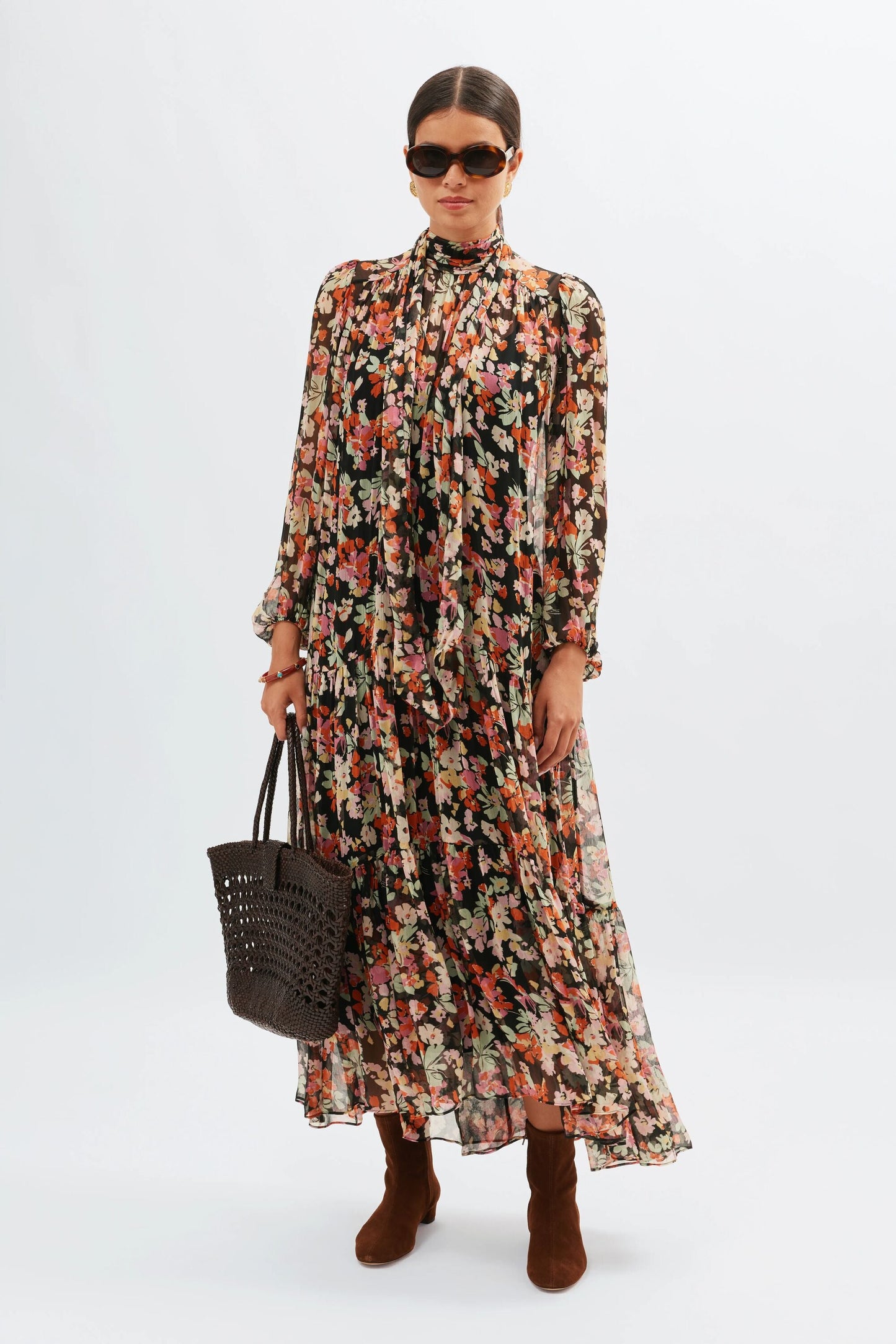 Kristen - Primrose Floral Deep Navy