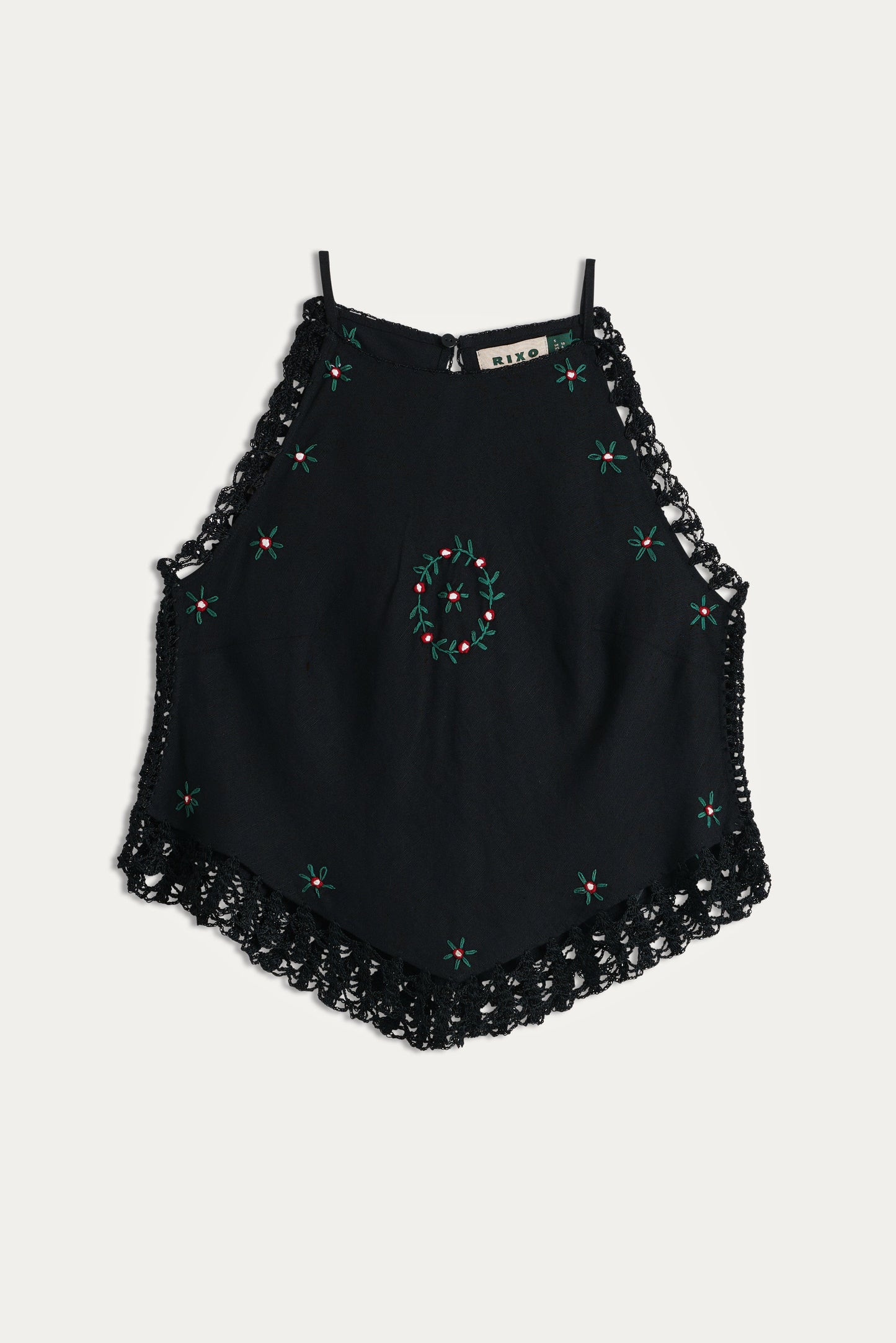 Ayanna - Rose Trail Embroidery Black
