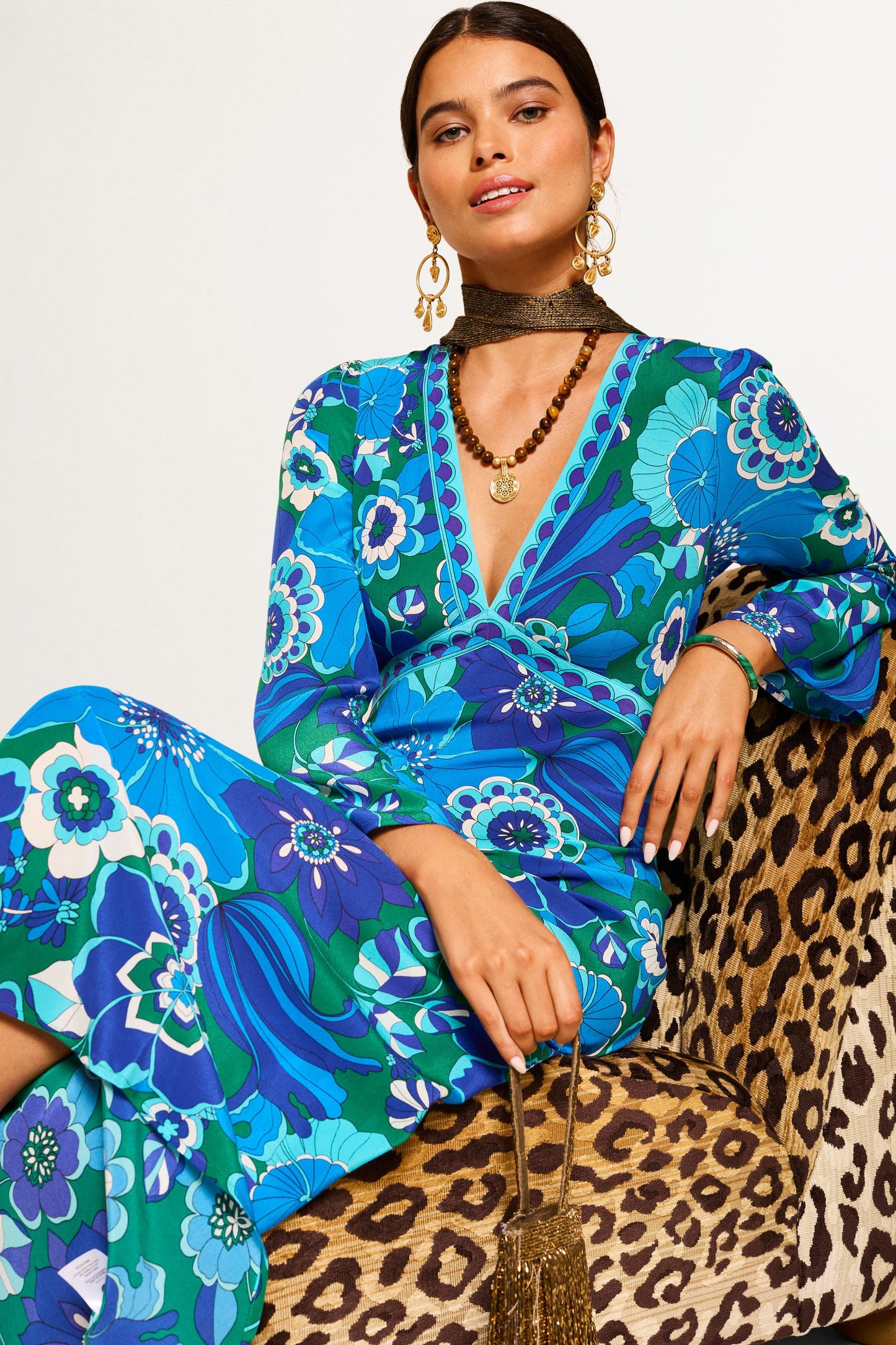 tania - miami floral emerald