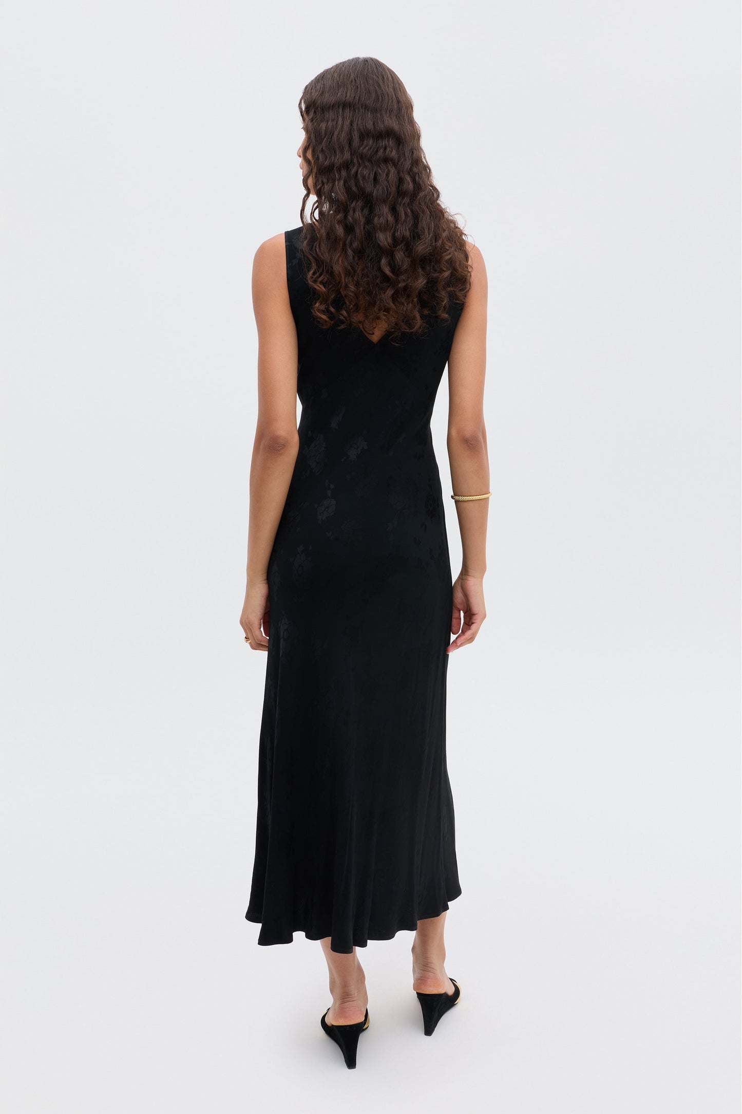 Sandrine - Black Poppy Jacquard