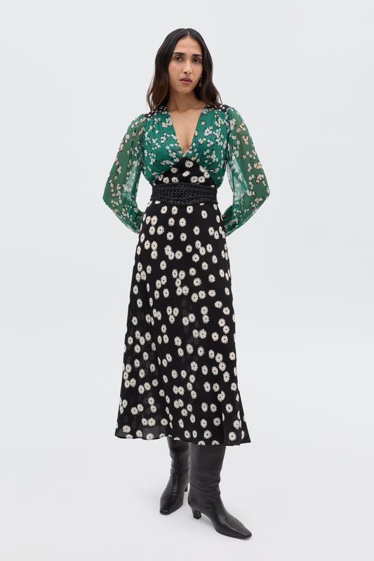 Kaila - City Floral Mix Olive