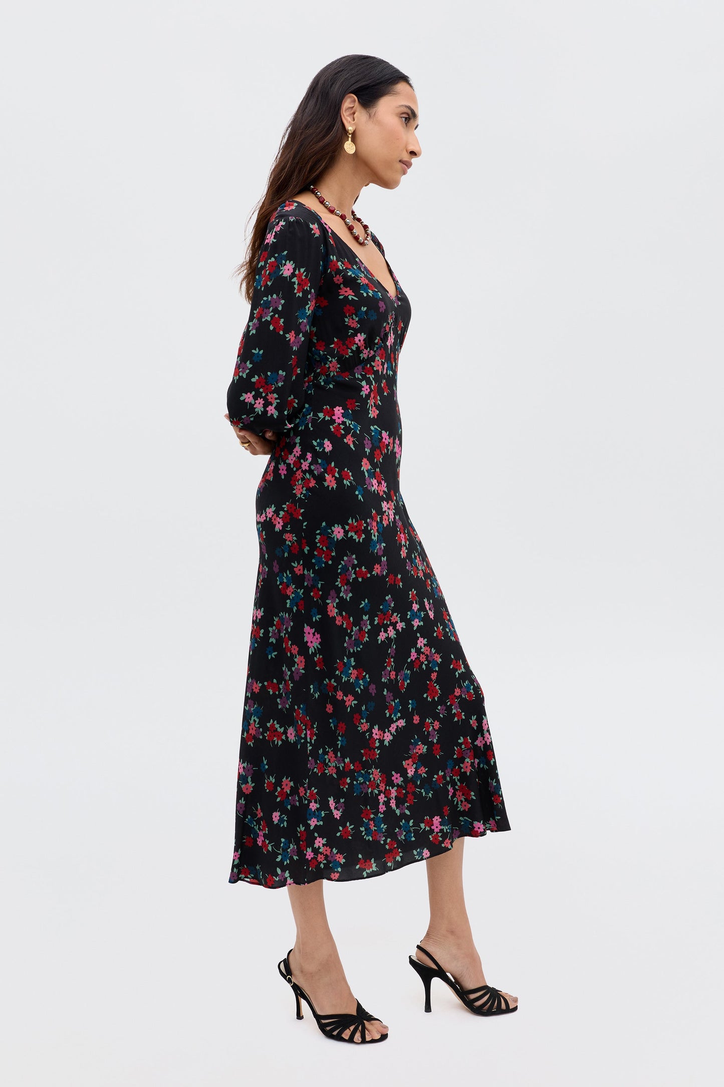 Mavis - City Floral Black