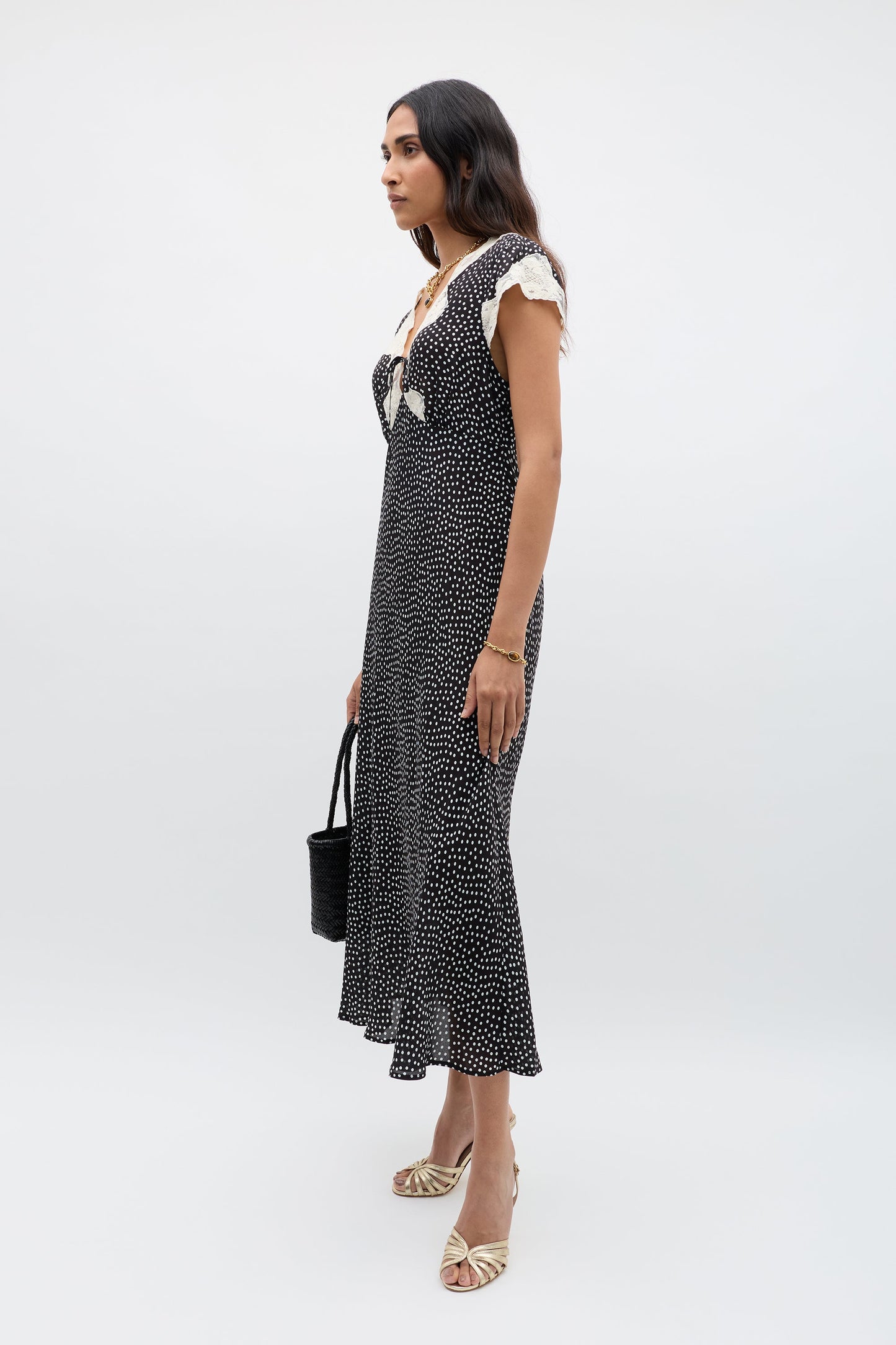 Amari  -  Mini Polka Dot Black