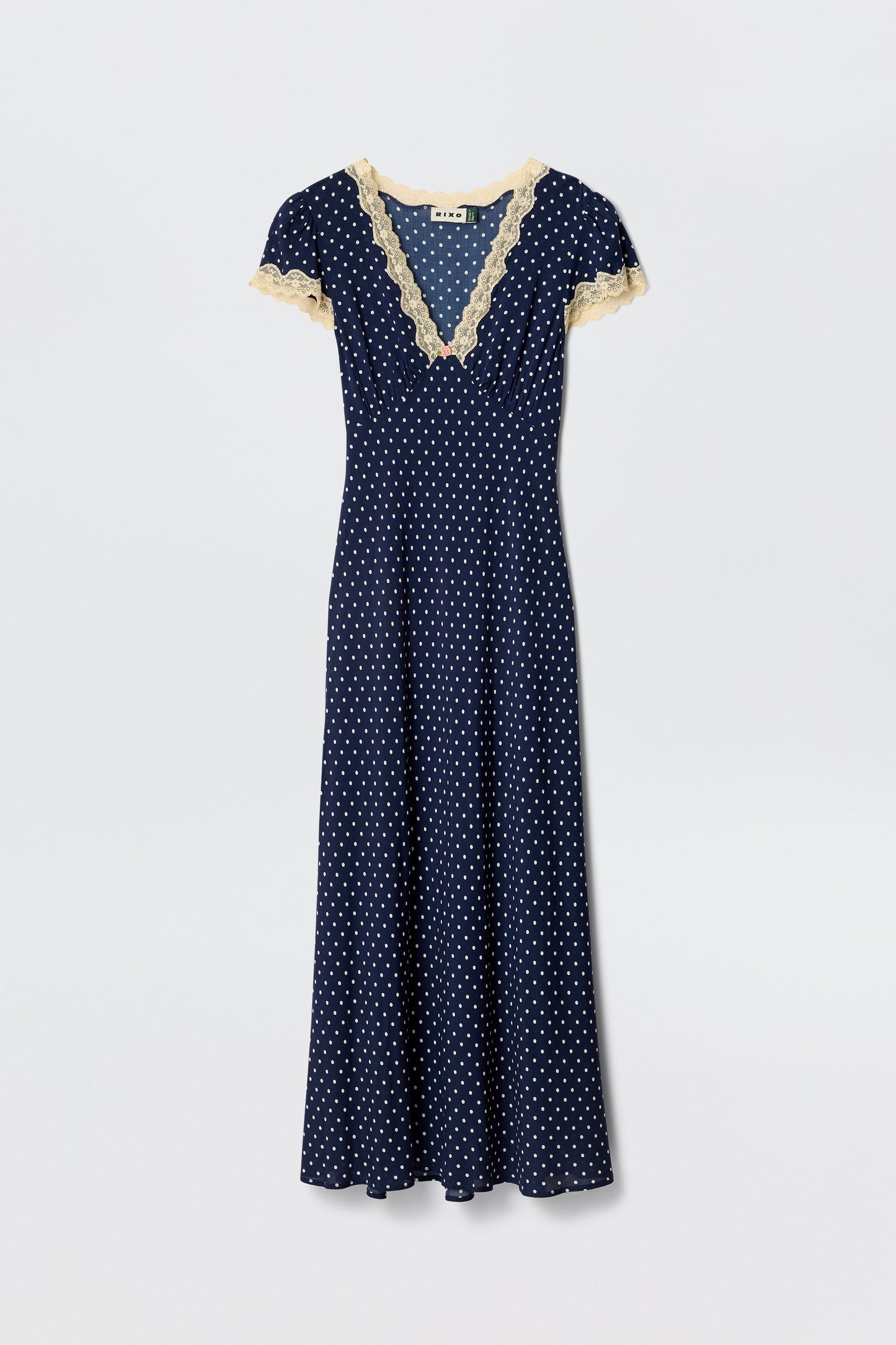 Clarice - Navy Polka Dot
