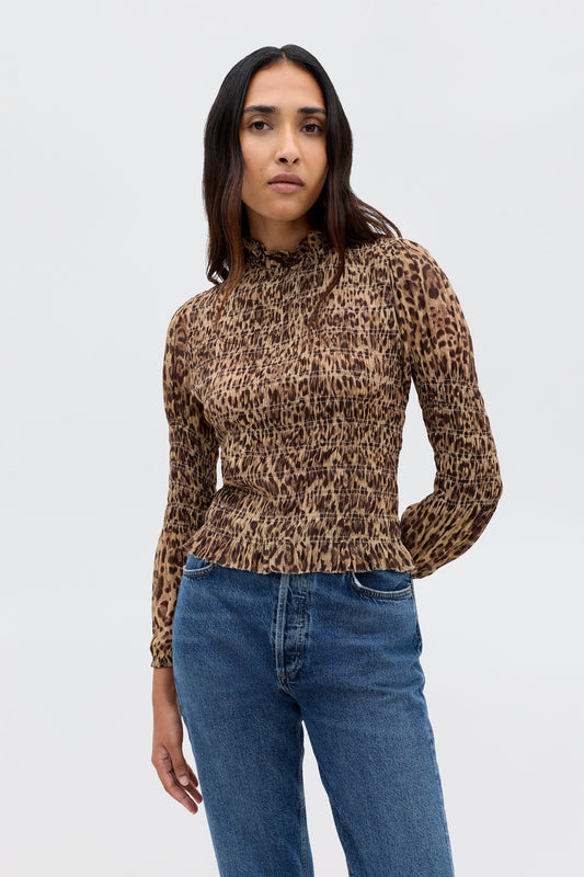 Gardenia - Mila Leopard Brown