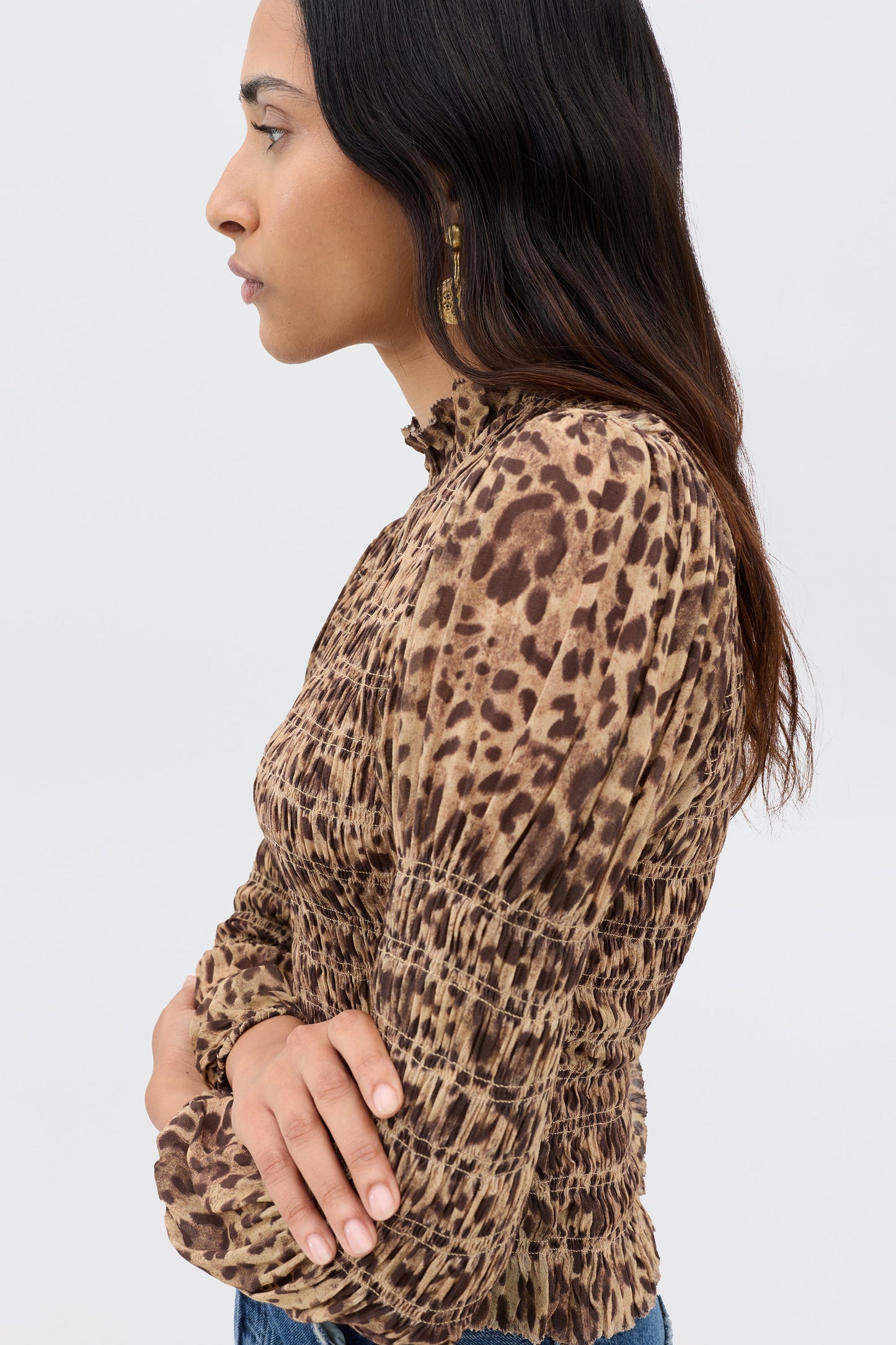 Gardenia - Mila Leopard Brown