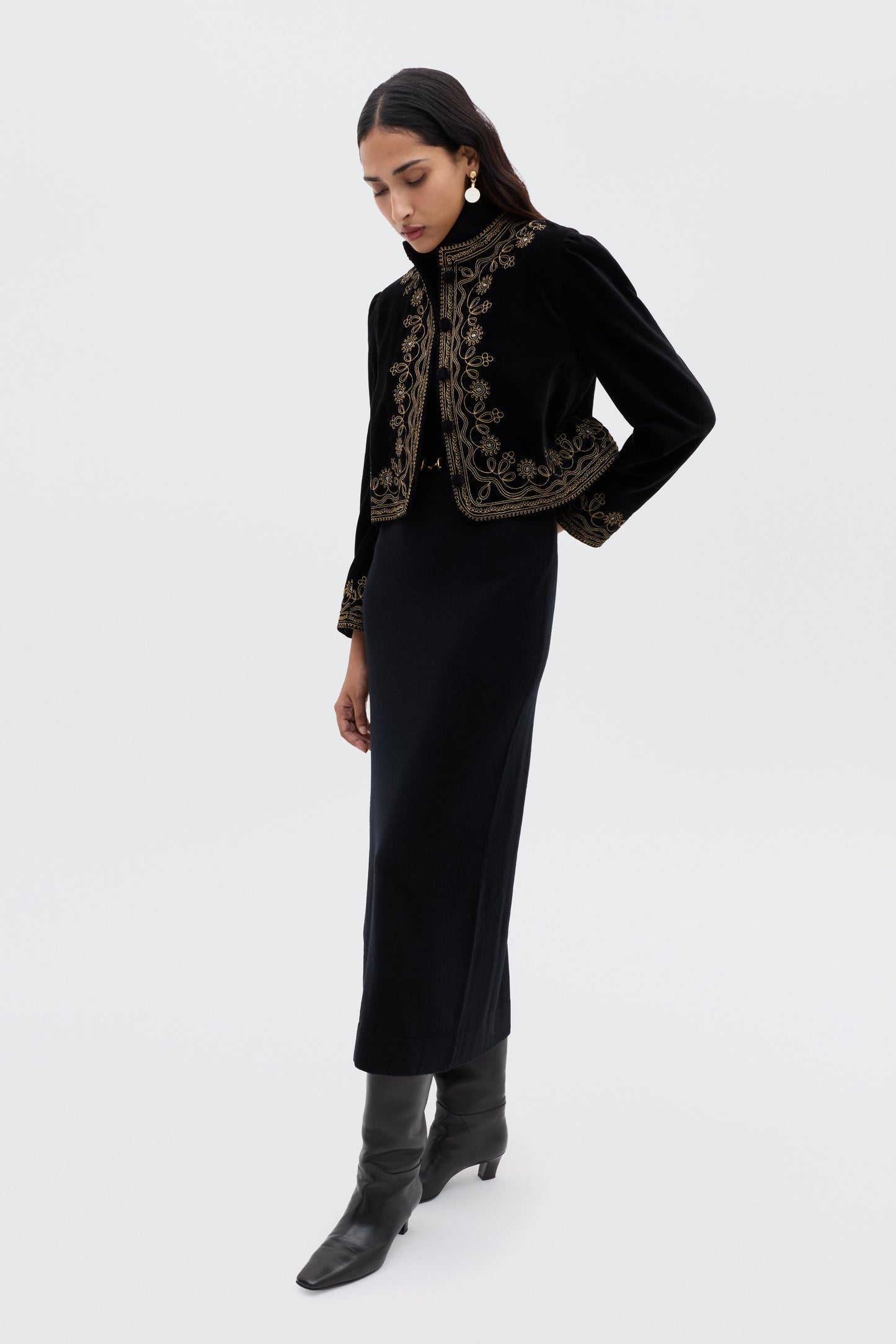 Denver - Soutache Black