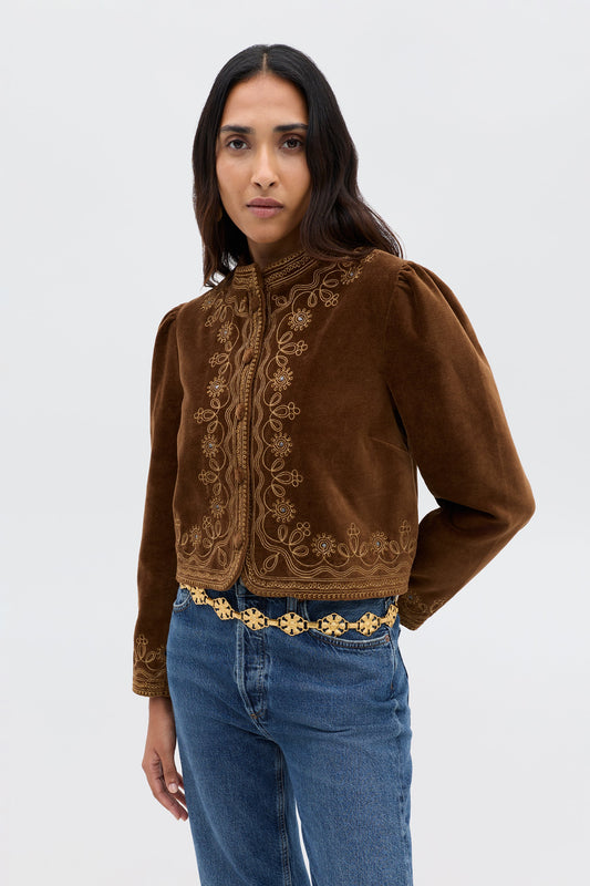 Denver - Soutache Embroidery Bronze