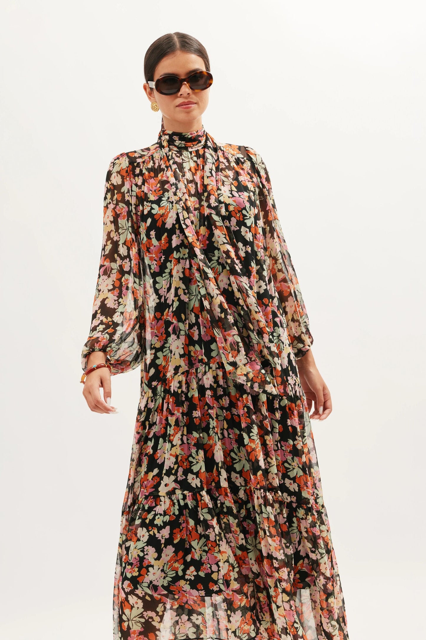Adalind  -  Primrose Floral Deep Navy