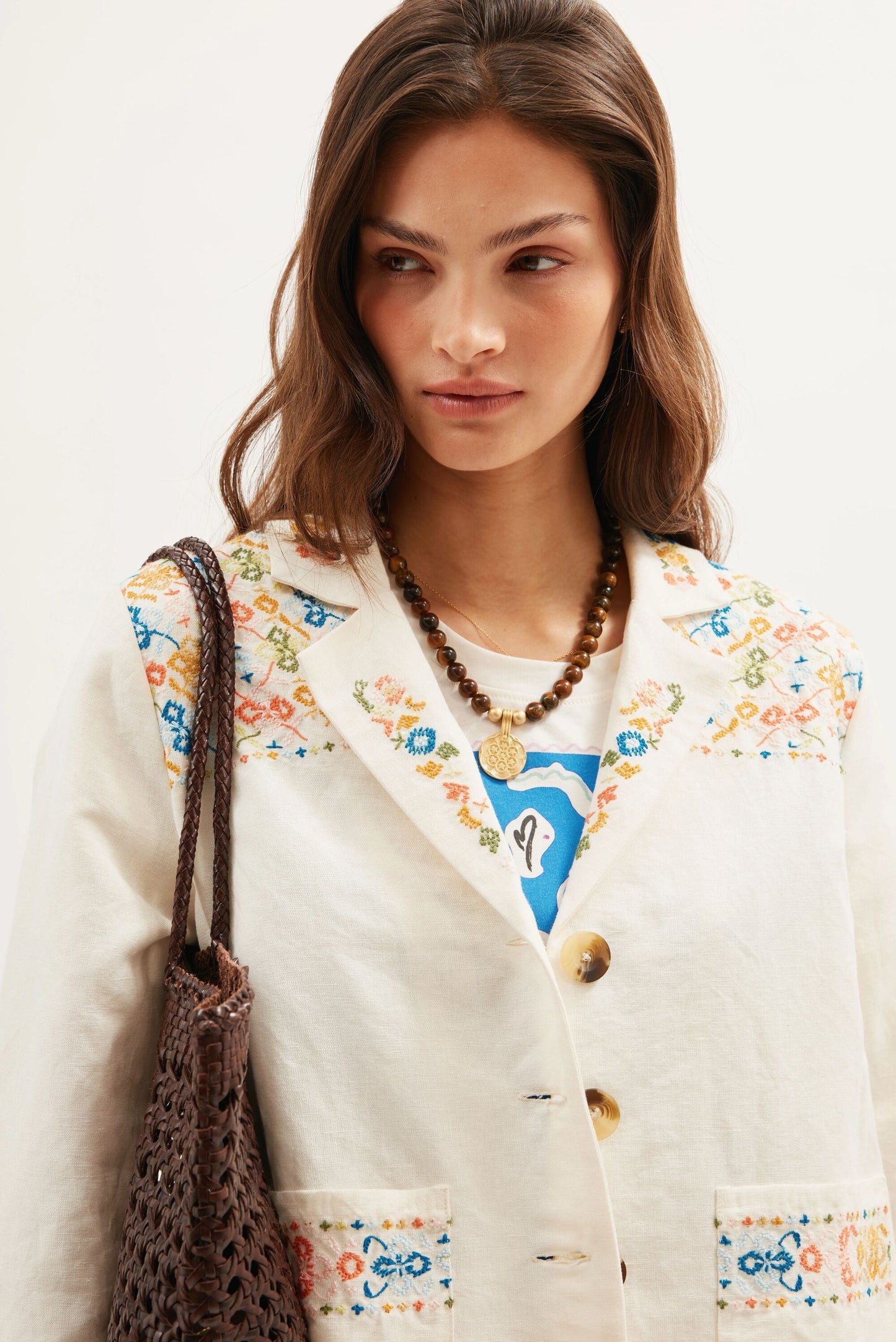 Taya  -  Ciara Embroidery Cream