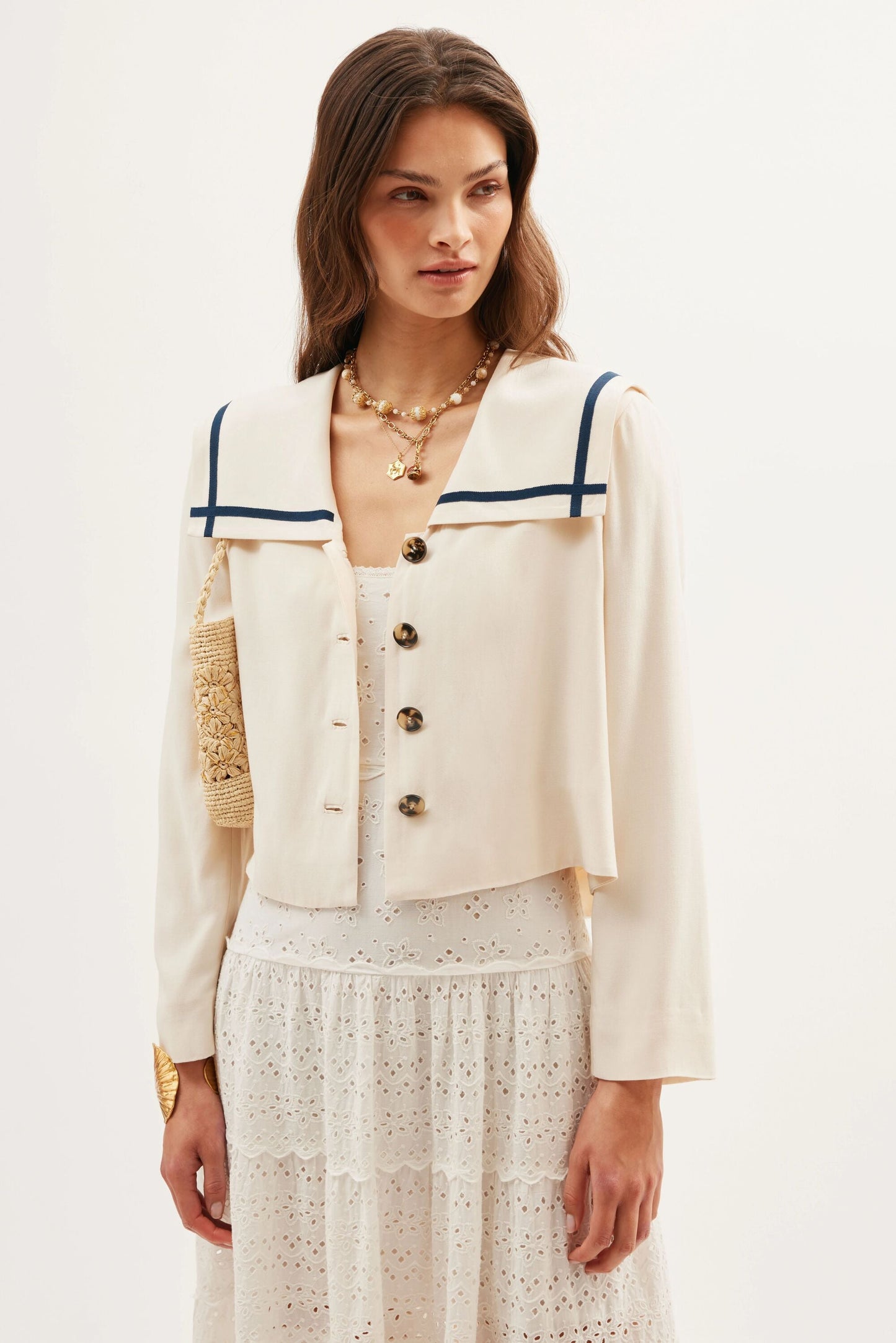 Remi  -  Gracie Embroidery Ivory