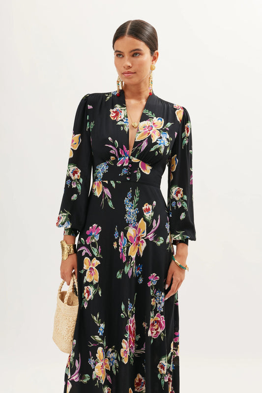 Trula  -  Vintage Bloom Black