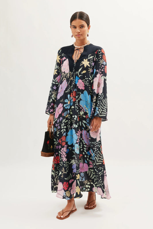 Lucilla  -  Bhatia Floral Black