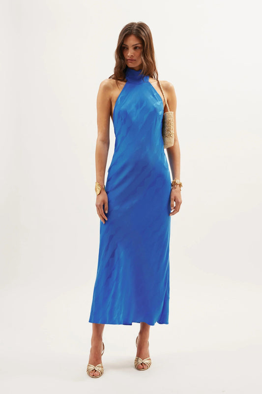 Maura  -  Wave Jacquard Blue