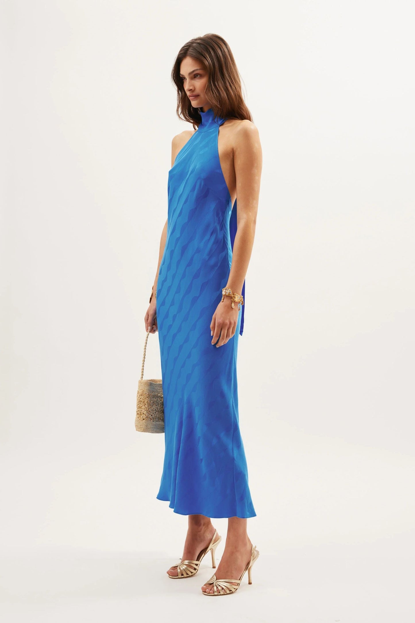 Maura  -  Wave Jacquard Blue