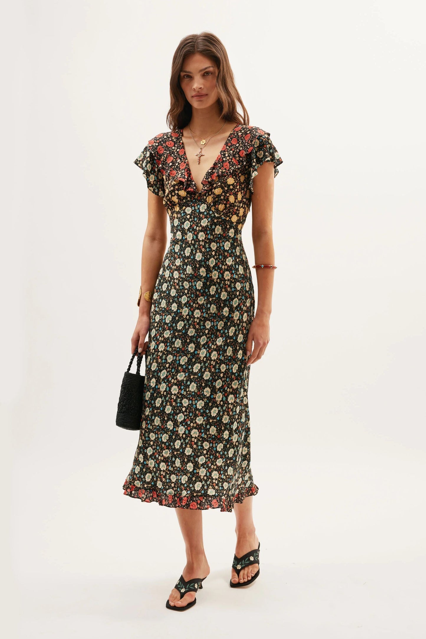 Bethea  -  Eva Floral Mix Black
