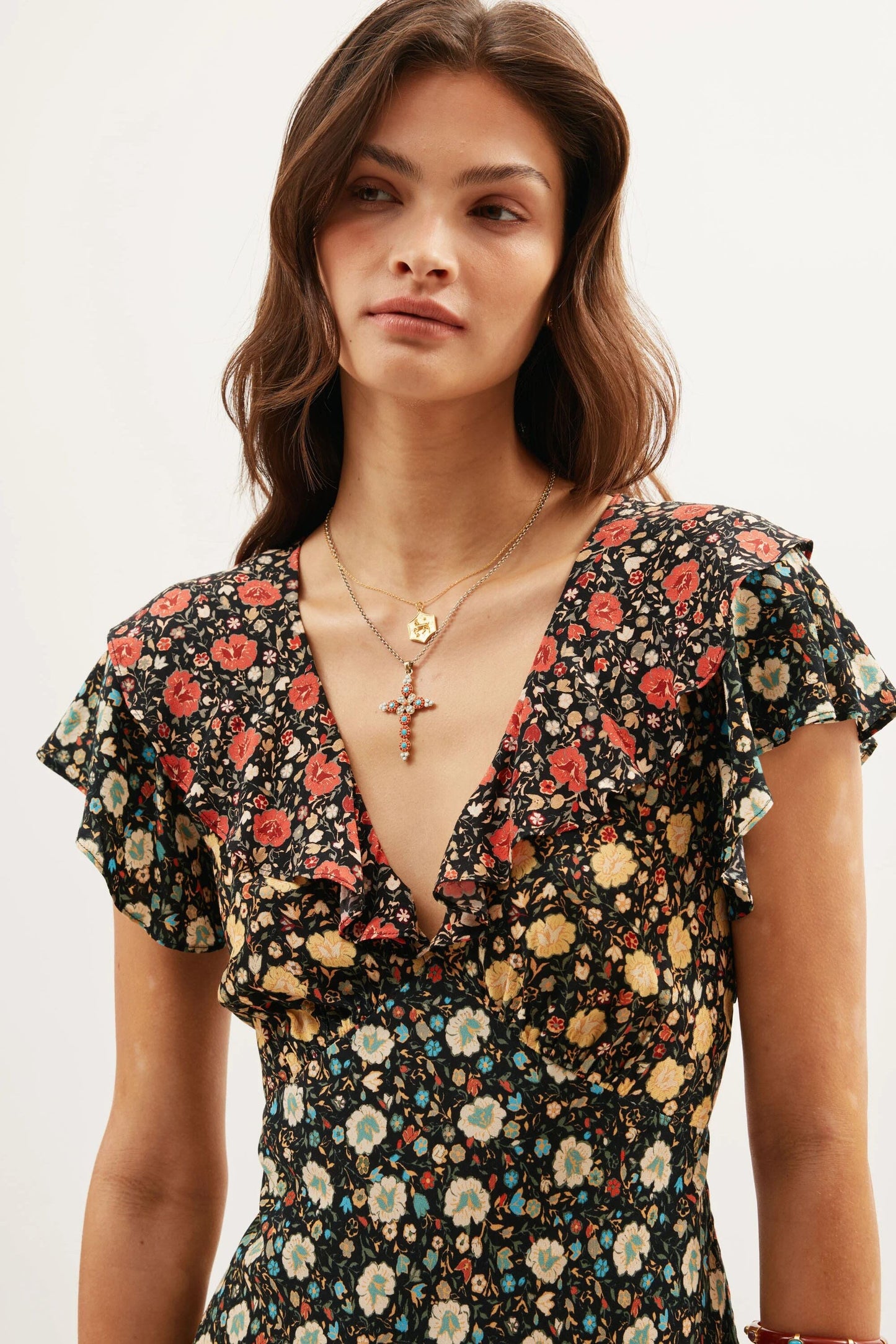 Bethea  -  Eva Floral Mix Black