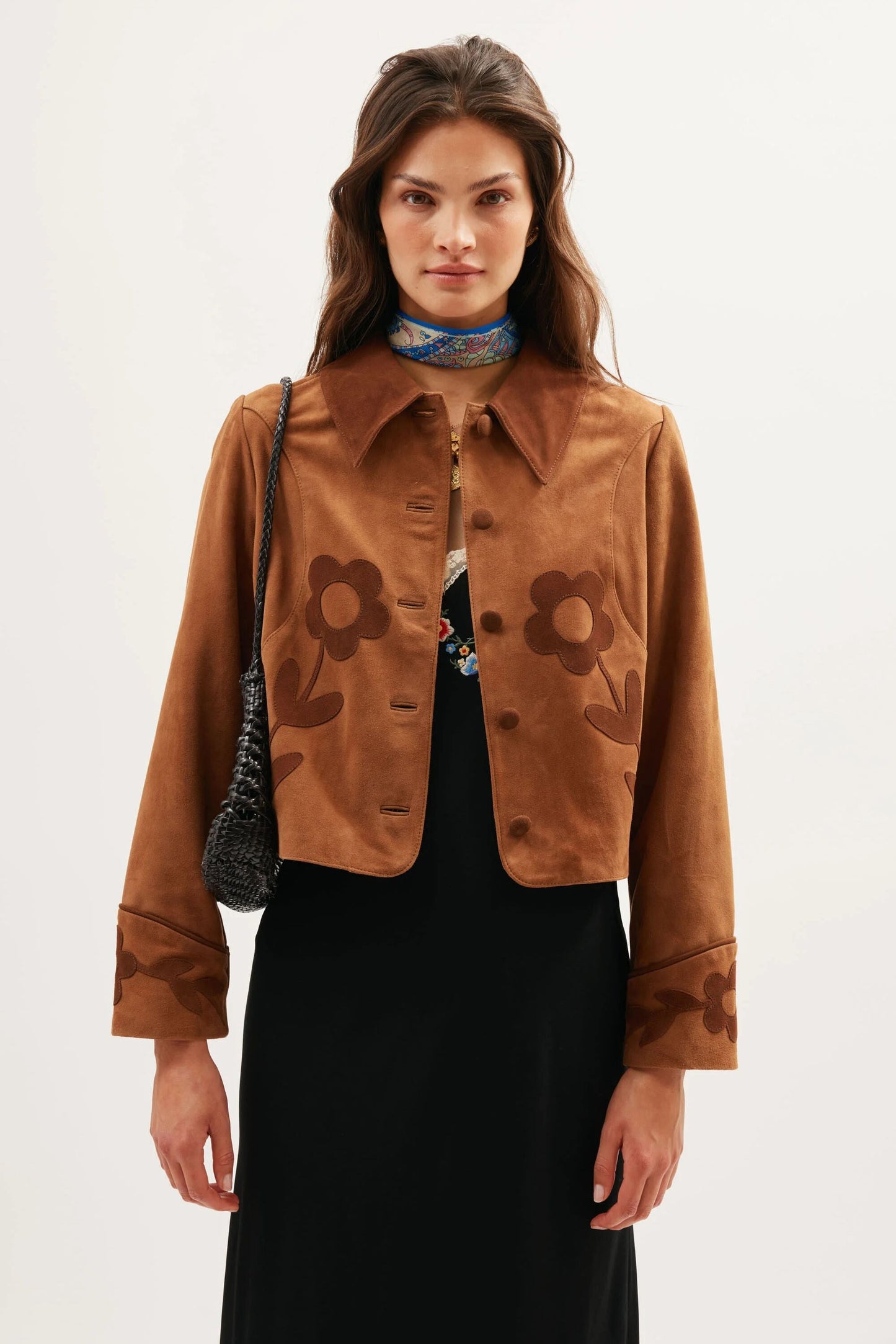 Lucie  -  Bloom Embroidery Black