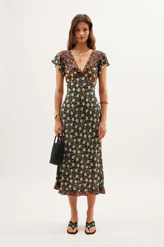 Bethea  -  Eva Floral Mix Black