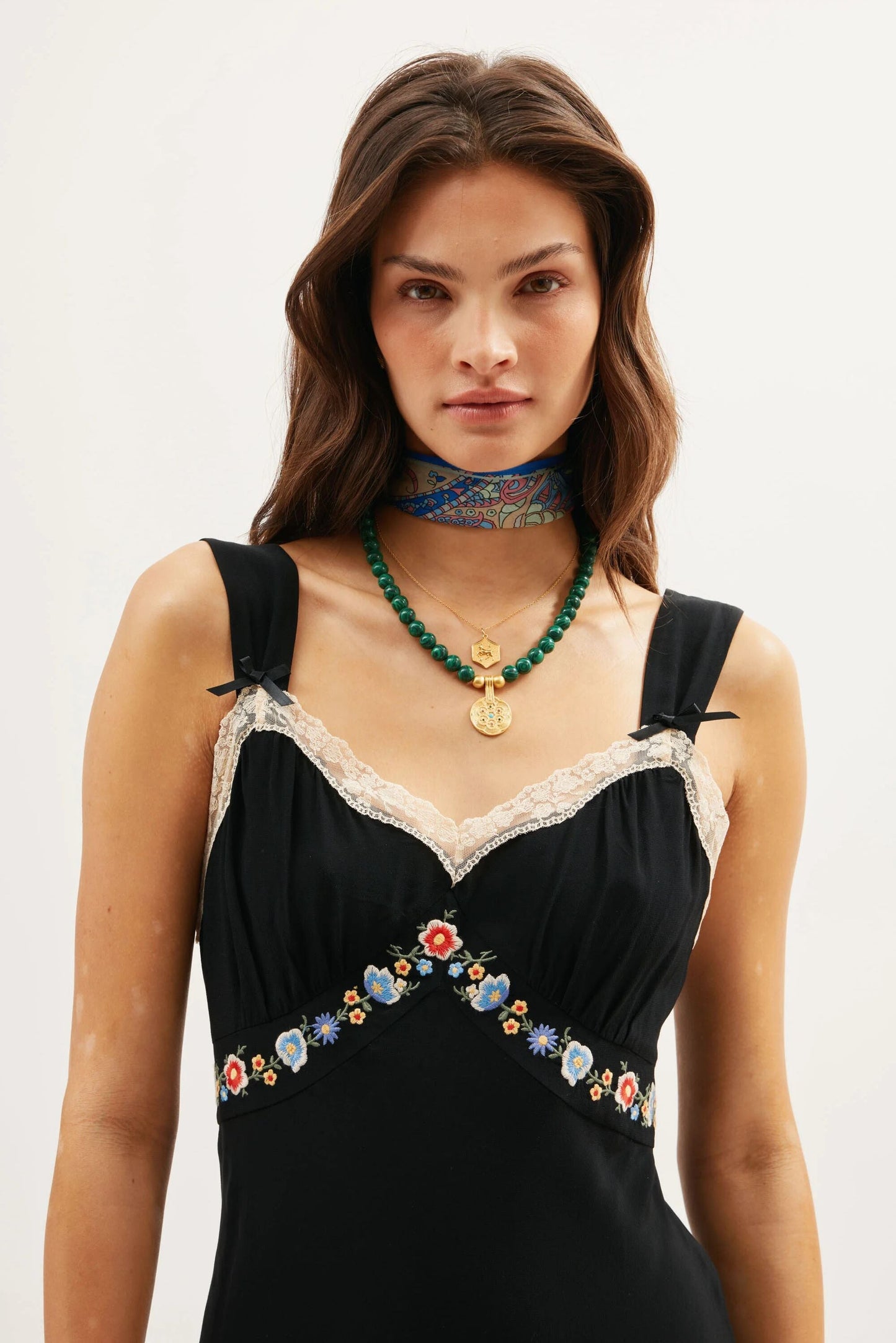 Lucie  -  Bloom Embroidery Black