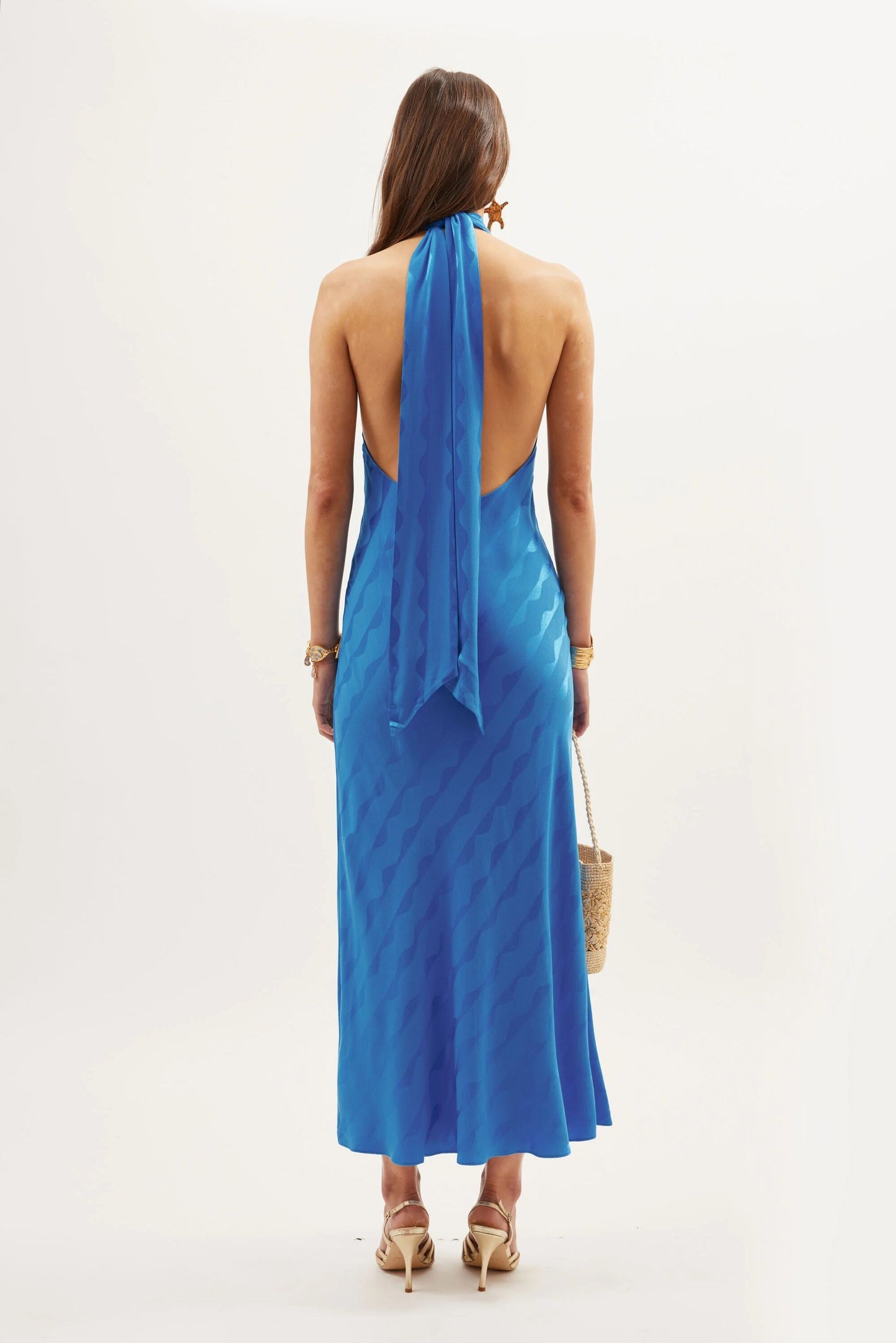 Maura  -  Wave Jacquard Blue