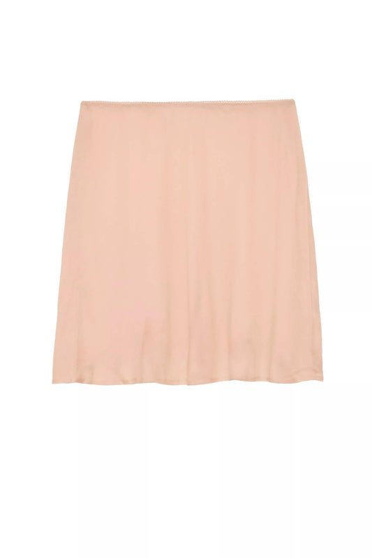 Mini Slip Skirt - Shell