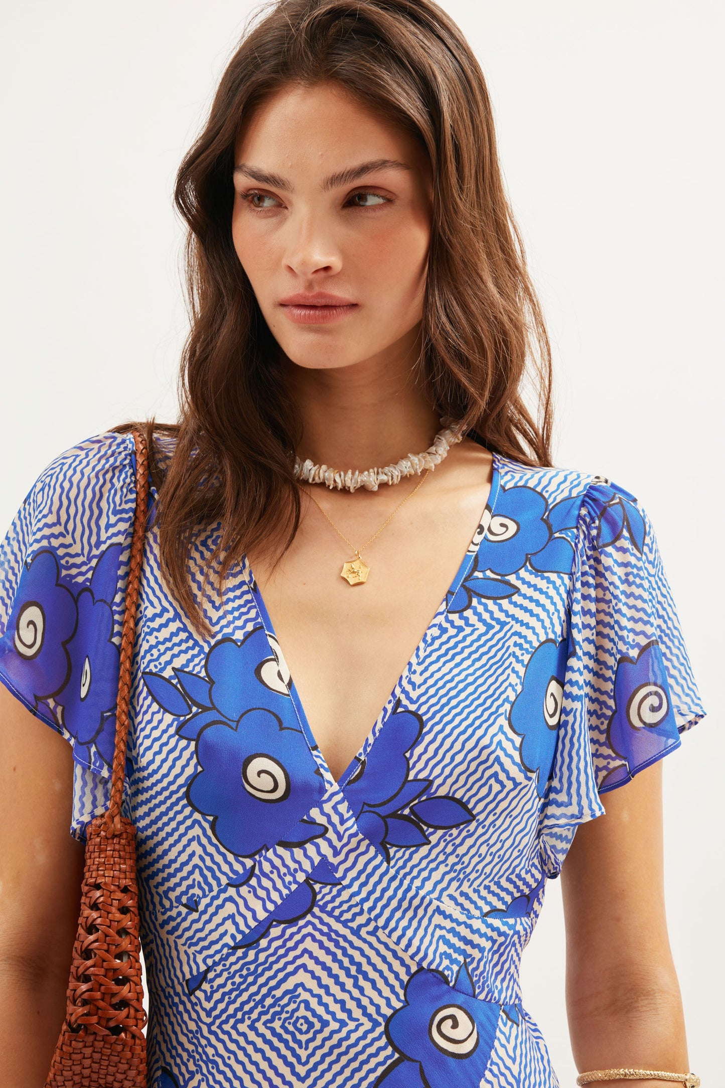 Evie  -  Milos Floral Blue