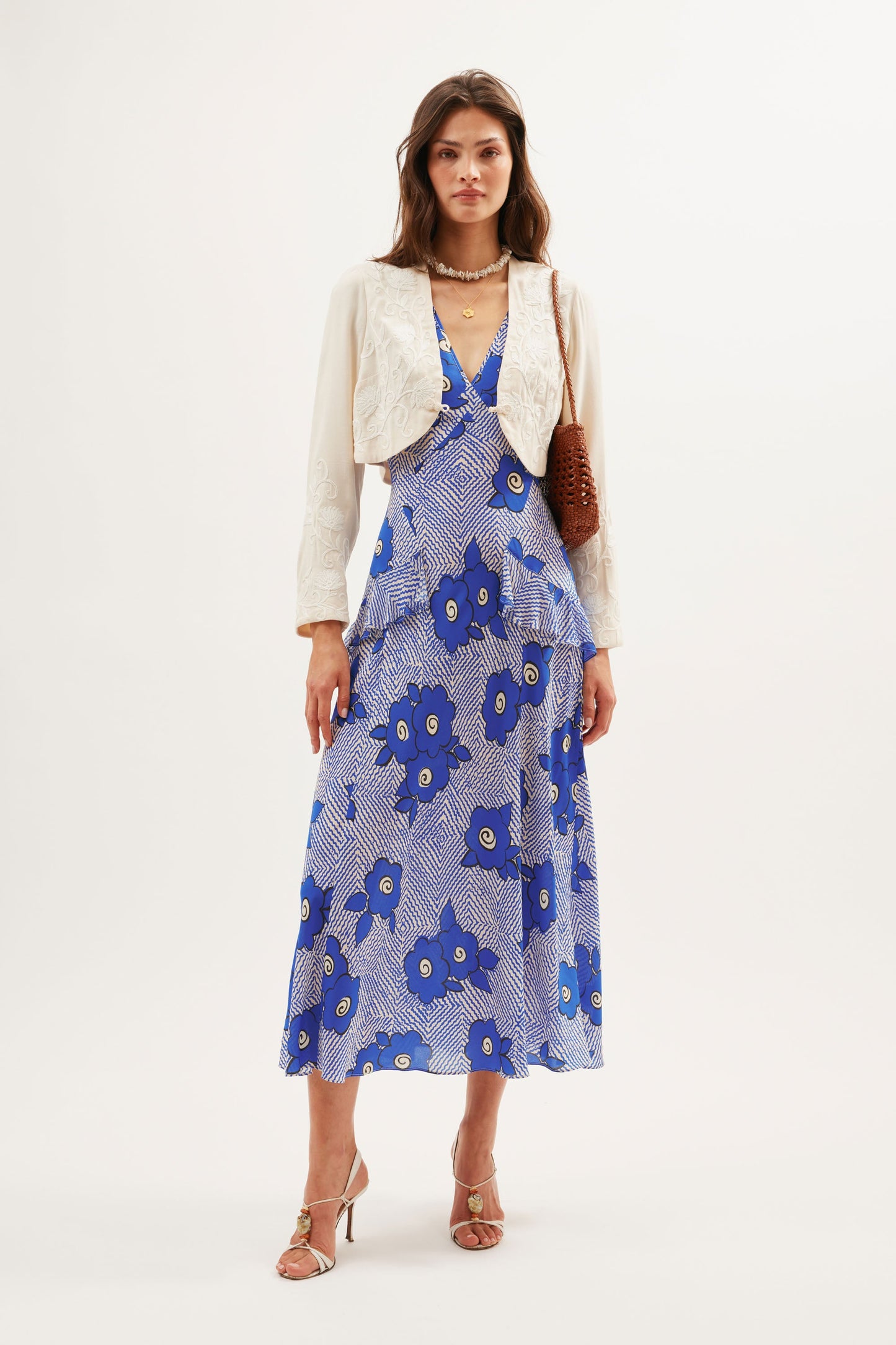 Evie  -  Milos Floral Blue