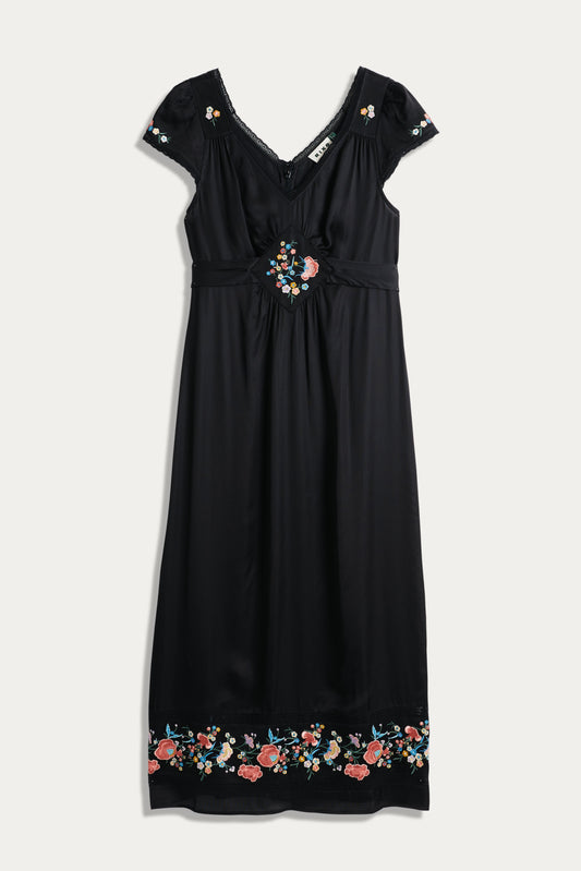 Carey  -  Orchard Embroidery Black