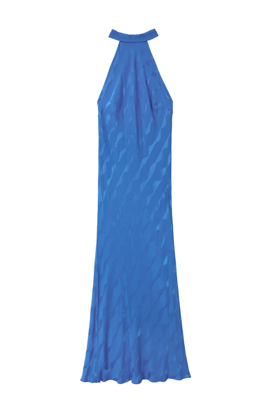 Maura  -  Wave Jacquard Blue