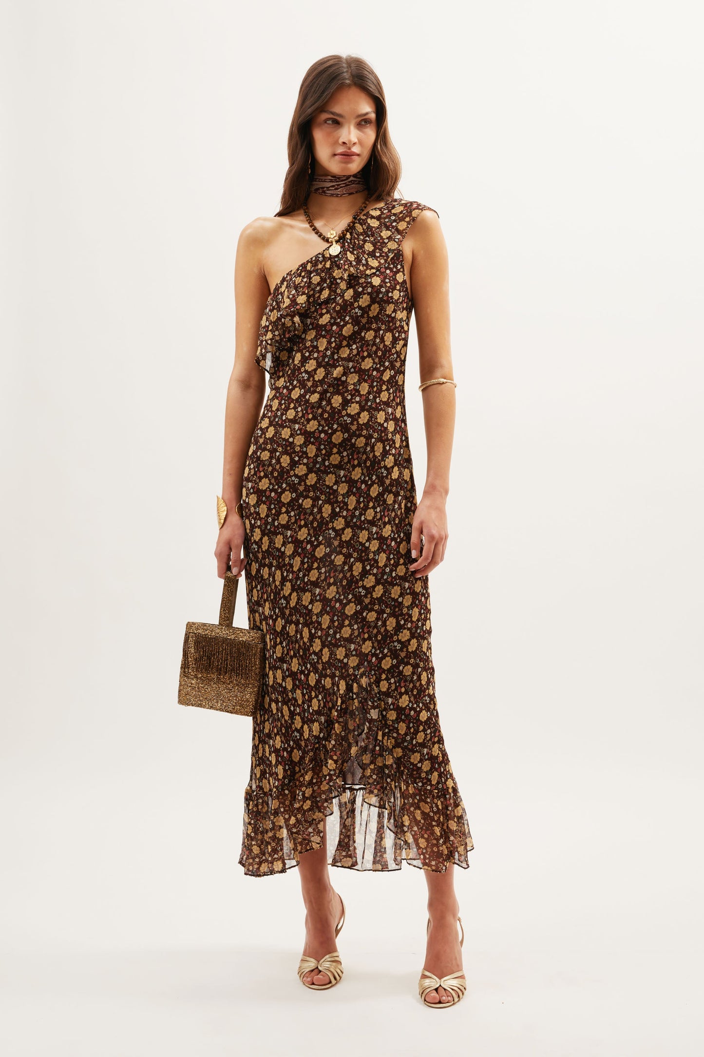 Leon  -  Eva Floral Brown