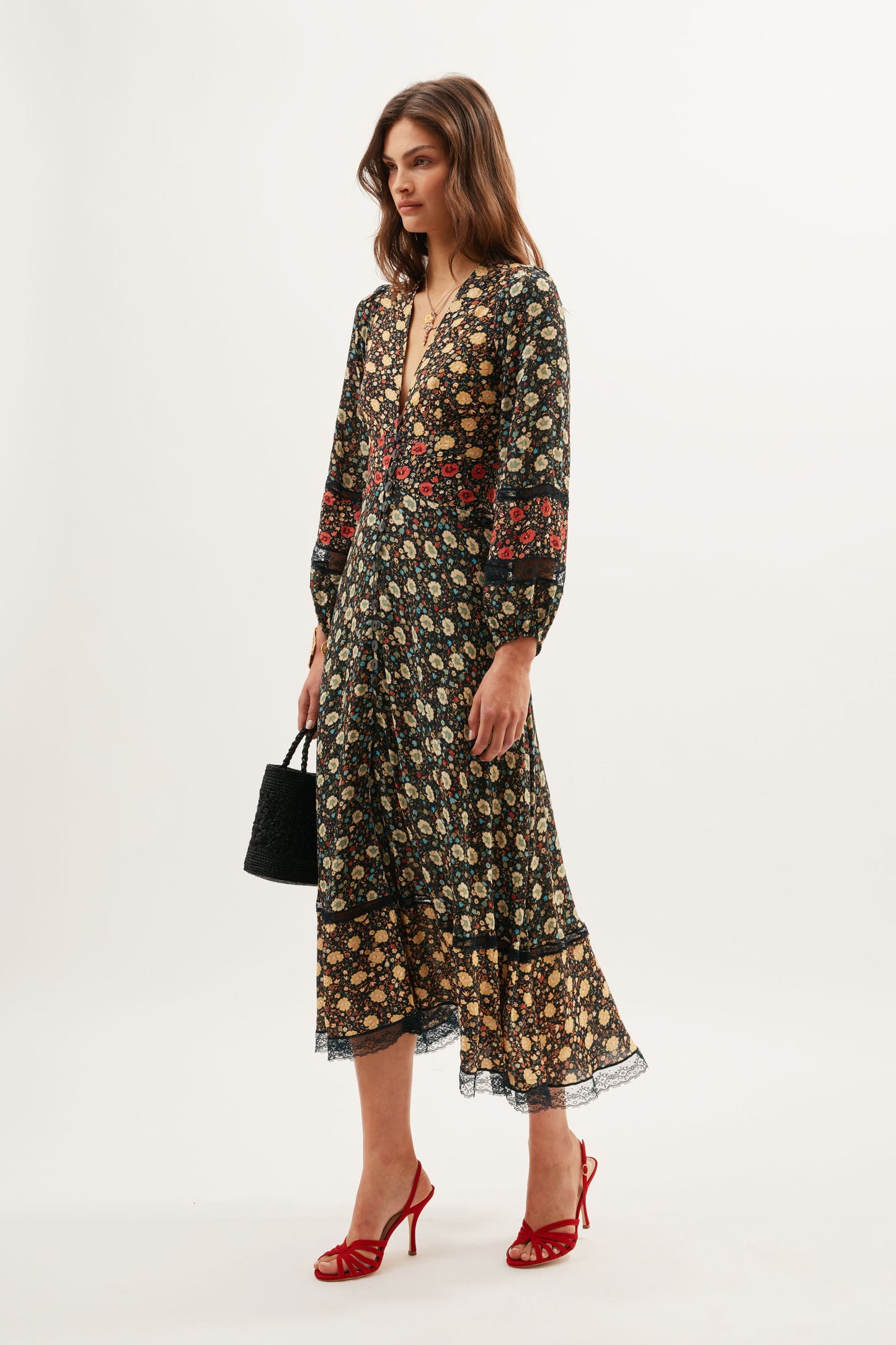 Raven  -  Eva Floral Mix Black