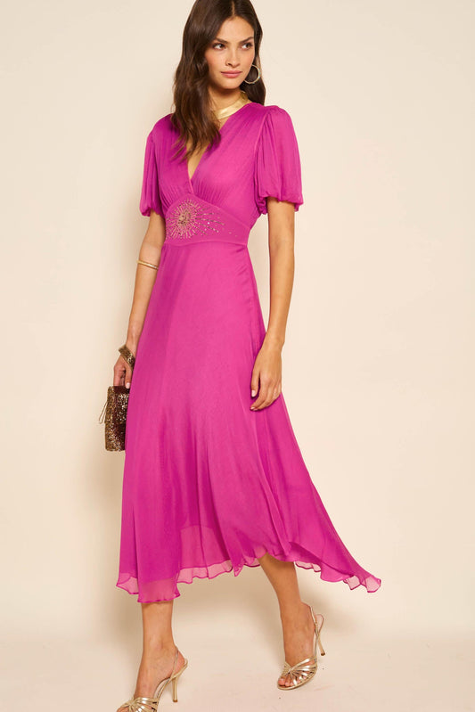 Corrine - Star Sequin Fuchsia