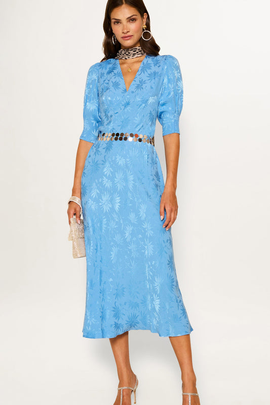 Zadie - Daisy Jacquard Blue