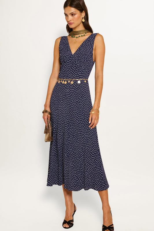 Sandrine - Mini Dot Navy