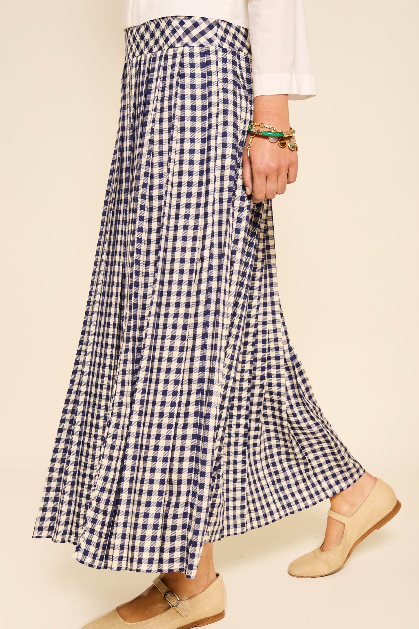 Tina - French Check Navy