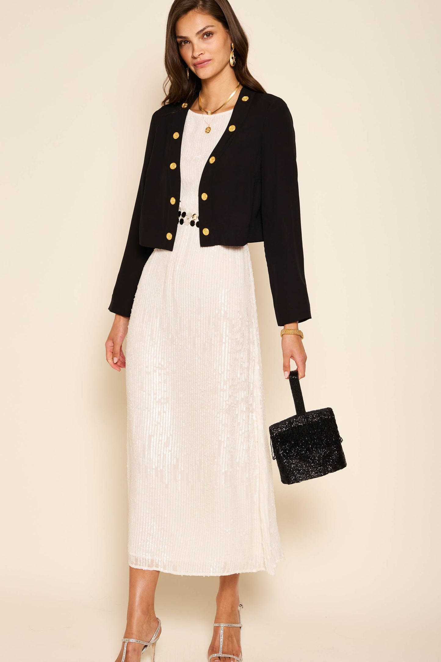Coco - Ivory Sequin