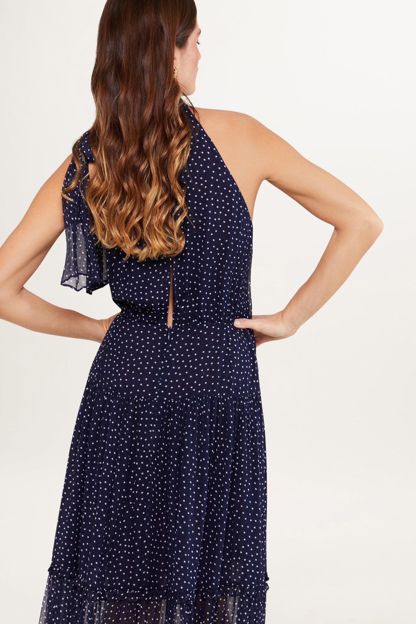 Abi - Mini Navy Polka Dot
