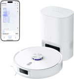 NARWAL Freo S Saugroboter mit Wischfunktion, 8000Pa, 8N Reinigungsdruck, Auto-Entstaubungsstation 3.5L, LDS-Lasernavigation und 3D Mapping, APP-Fernsteuerung, Wischroboter für Teppich/Tierhaare