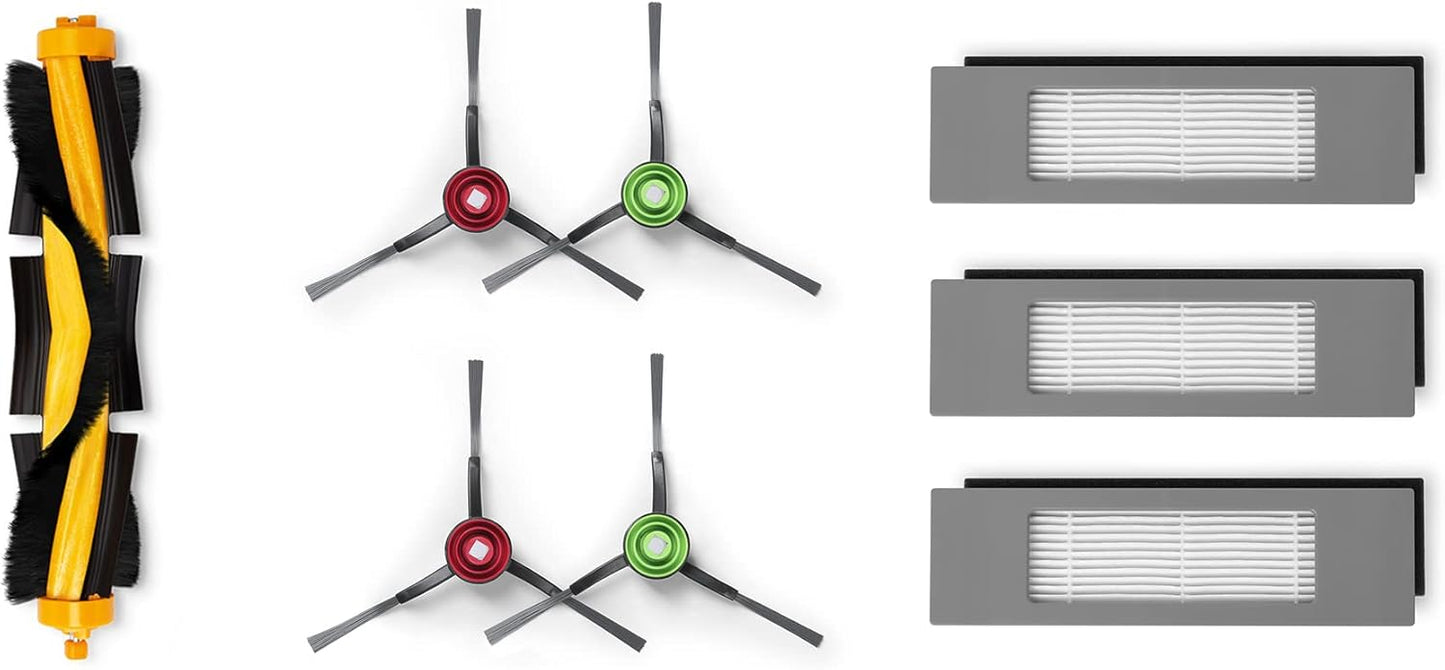 ECOVACS DEEBOT X8 PRO Omni Saugroboter mit Wischfunktion, OZMO Roller mit kontinuierliches Wischen & Selbstreinigung, 18.000 Pa, 12-in-1 Station, 40–75 °C Heißwasser-Moppreinigung, YIKO-GPT