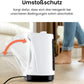 Pro Breeze 2000W Mini Keramik Heizlüfter energiesparend mit automatischer Oszillation, Zwei Leistungsstufen, Kleine Elektroheizung leise für Wohnzimmer, Büro, Terasse - Weiß