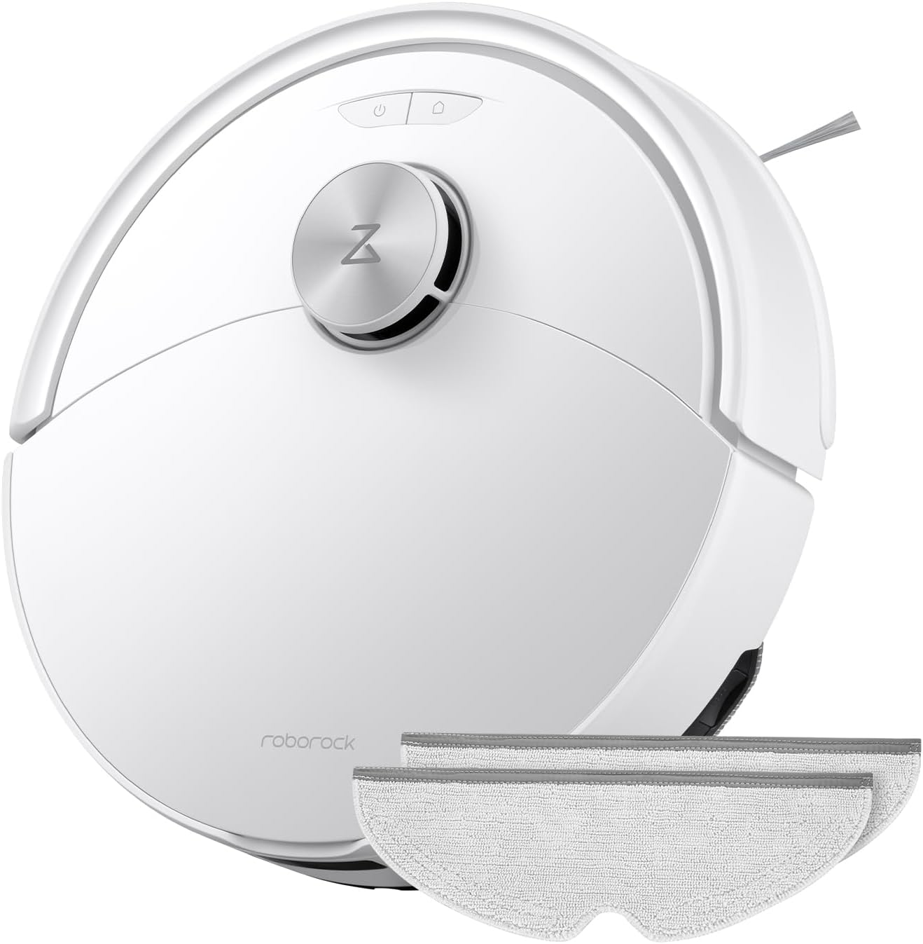 roborock Q10 S5 Saugroboter mit Wischfunktion, 10.000 Pa HyperForce Saugkraft, Dual Anti-Tangle System, Auto Lifting Mopping, Ideal für Tierhaare, Teppiche, Hartböden (Weiß)